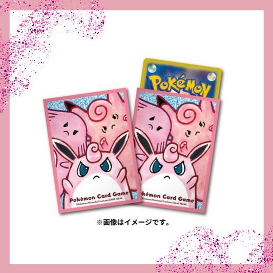 Pokémon Card Game Deck Sleeves Chansey & Wigglytuff & Clefable