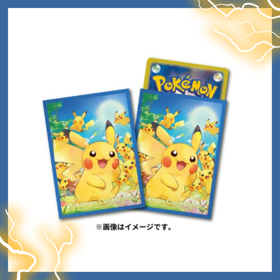 Pokémon Card Game Deck Sleeves Pikachu Large Collection